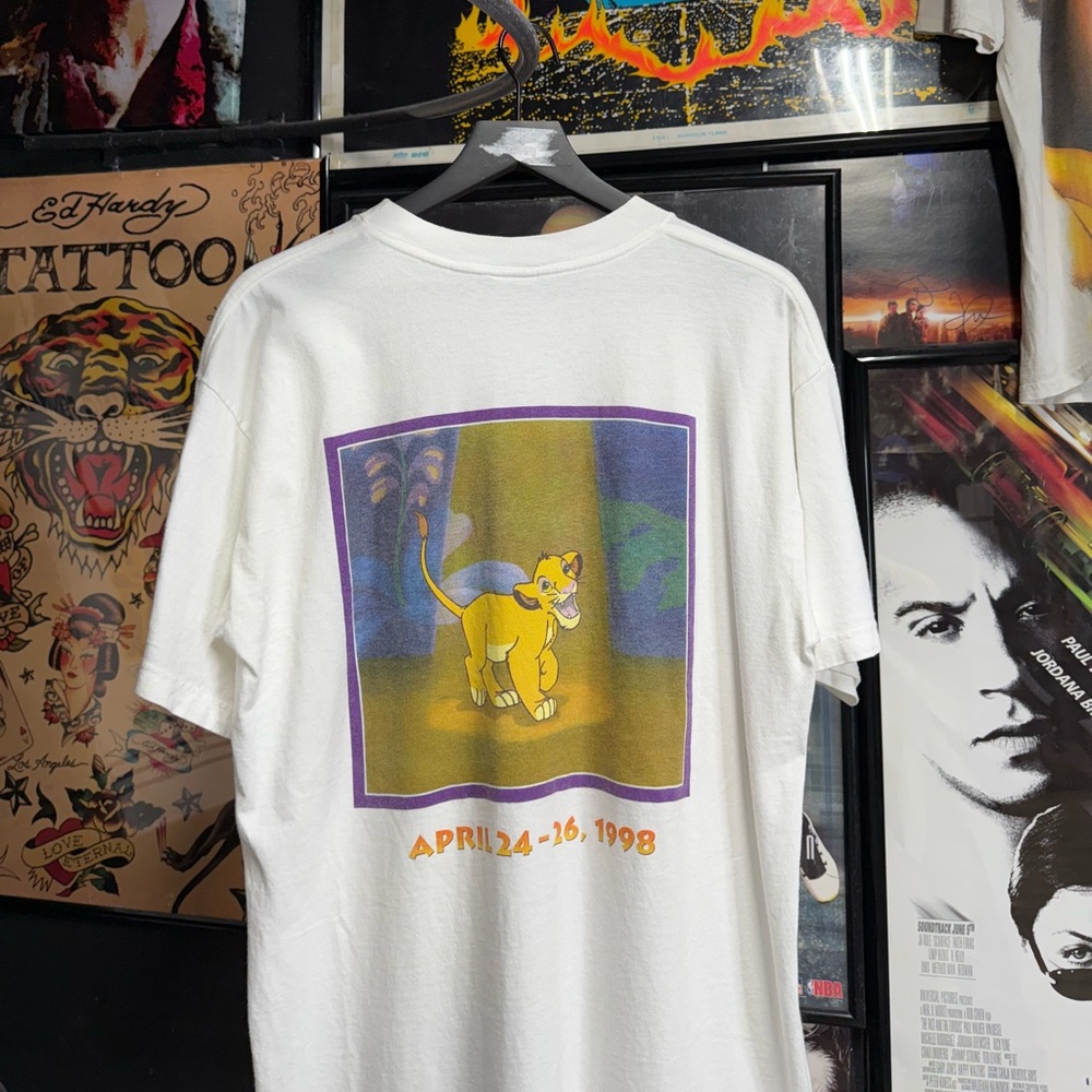 Vintage 90’s Lion King Simba T-Shirt Adult Size Large